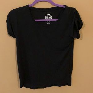 Light Black T-Shirt Top